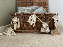 Load image into Gallery viewer, macramé mini wall hanging bunting