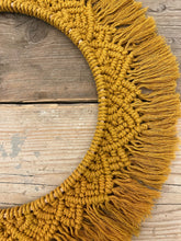 Load image into Gallery viewer, macramé crown mandala frame