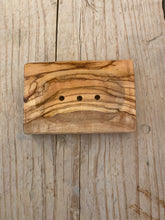 Load image into Gallery viewer, olive wood soap dish - rectangle