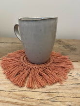 Load image into Gallery viewer, macramé double half hitch knot coaster