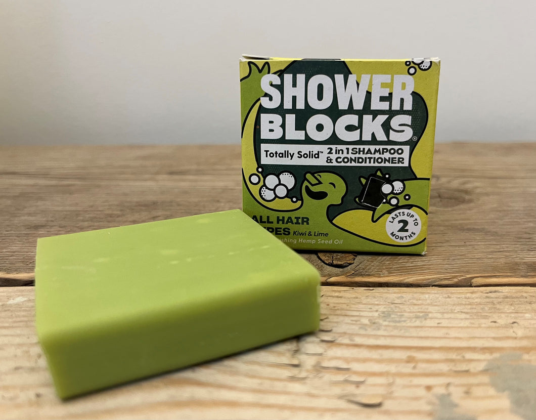 SHOWER BLOCKS - 2 in 1 shampoo & conditioner