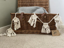 Load image into Gallery viewer, macramé mini wall hanging bunting
