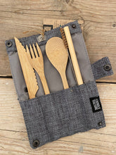 Load image into Gallery viewer, jungle culture - bamboo cutlery set
