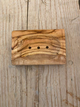 Load image into Gallery viewer, olive wood soap dish - rectangle
